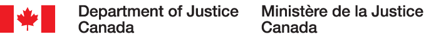Logo Ministère de la Justice Canada