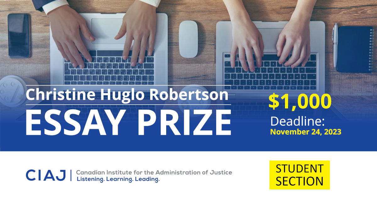 law and justice essay prize